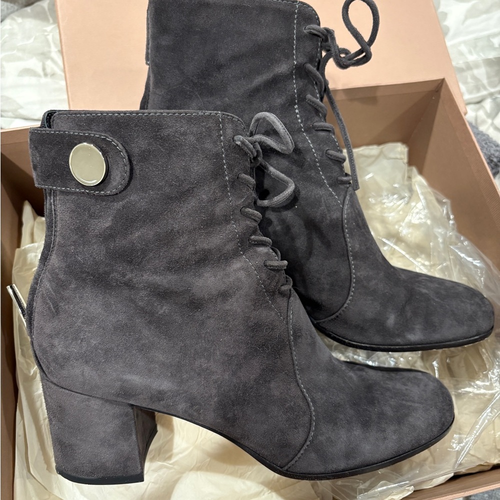 Gianvito Rossi Suede Ankle Boot
